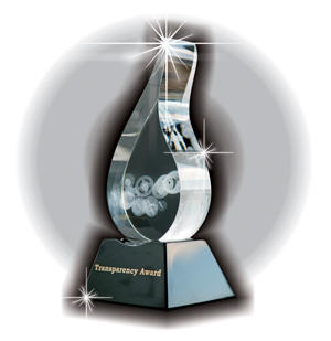 компания &laquo;Тайбала&raquo; стала победителем международного конкурса &laquo;ЗА ПРОЗРАЧНОСТЬ – Transparency Award&raquo; и получила почетную международную премию &laquo;Хрустальная капля - Transparency Award&raquo;